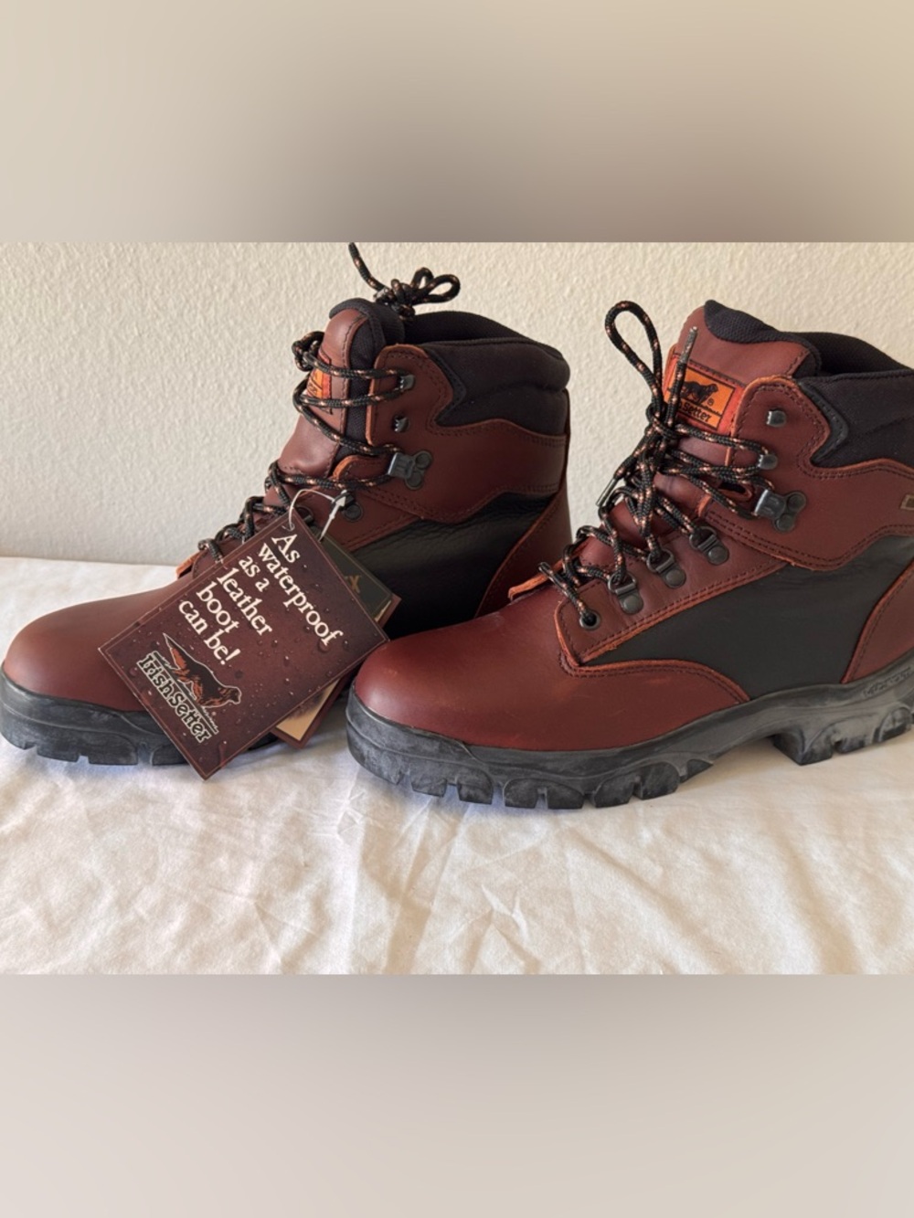 IRISH SETTER 802 Gore Tex Hiking Work Boots by Red Wing - Brown Leather 
10.5